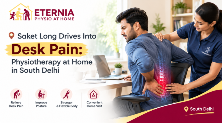 Saket Long Drives Into Desk Pain Physiotherapy at Home in South Delhi